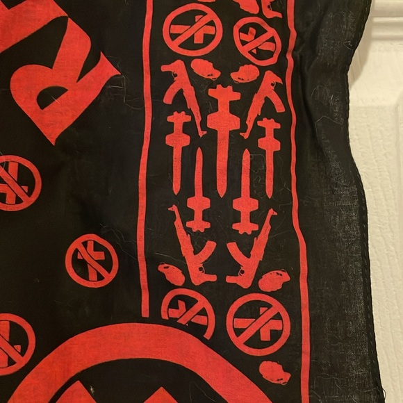 Rare Bad Religion black and red bandana old school punk skater - Picture 3 of 7